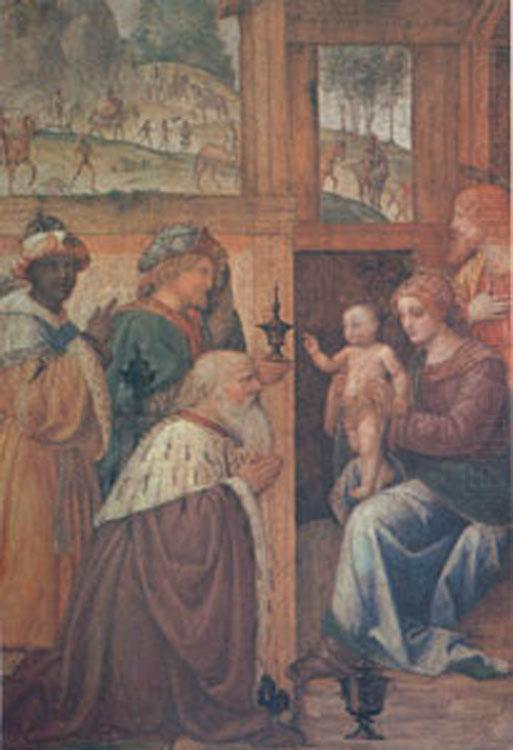 LUINI, Bernardino The Adoration of the Magi (mk05) china oil painting image